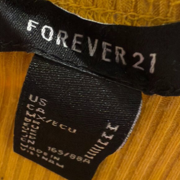 Mustard Yellow Form-Fitting Dress from Forever 21 (Size M) - Picture 9 of 9